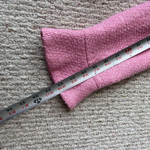 Escada Pink Women's Tweed Wool Blend Blazer Suit Jacket - Picture 13 of 15